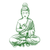 The Buddha statue symbolizes Vijayawada and is featured in its logo.