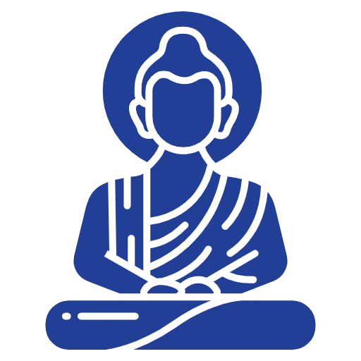 The Buddha statue symbolizes Vijayawada and is featured in its logo.